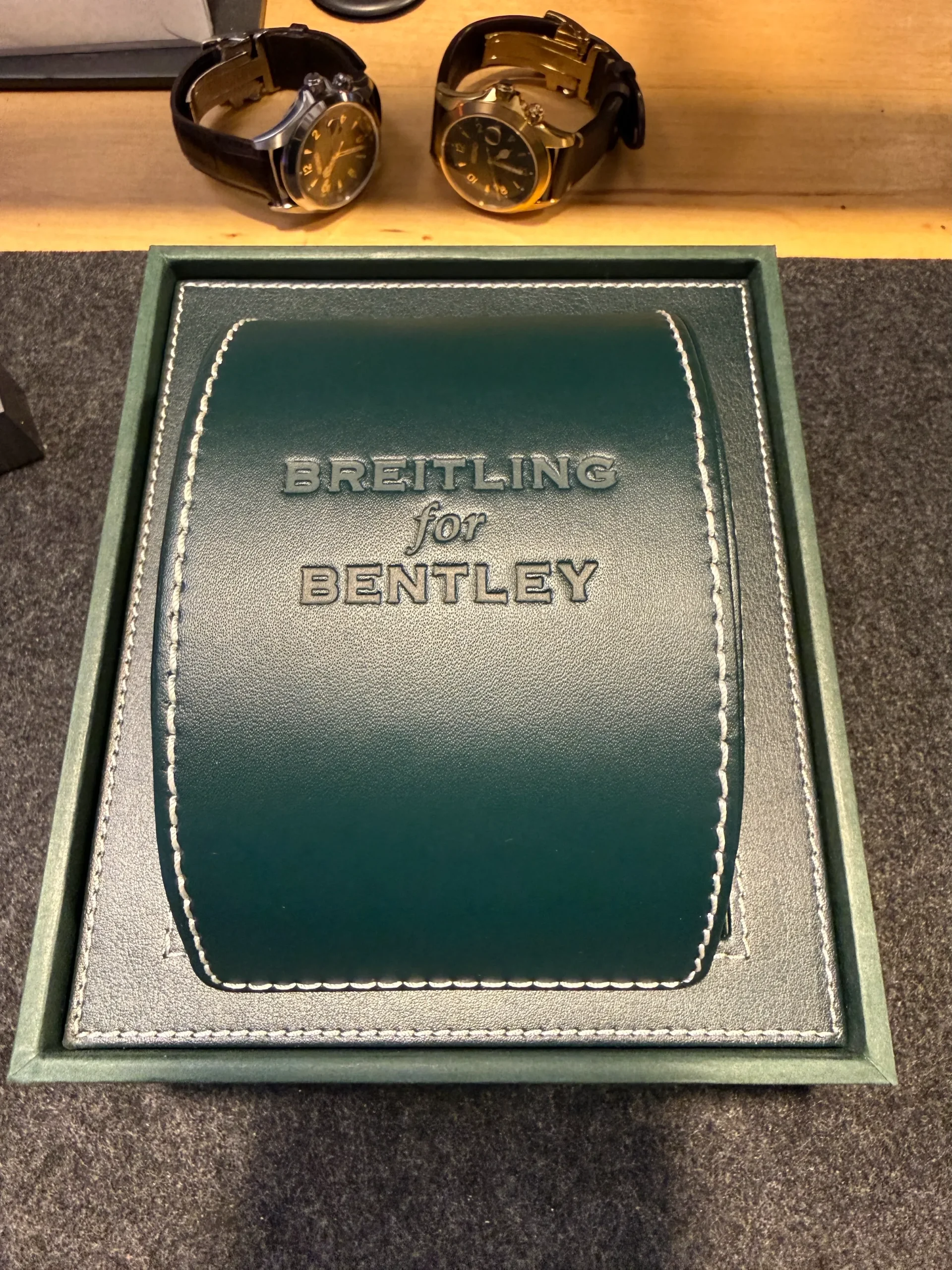 Breitling OEM green case
