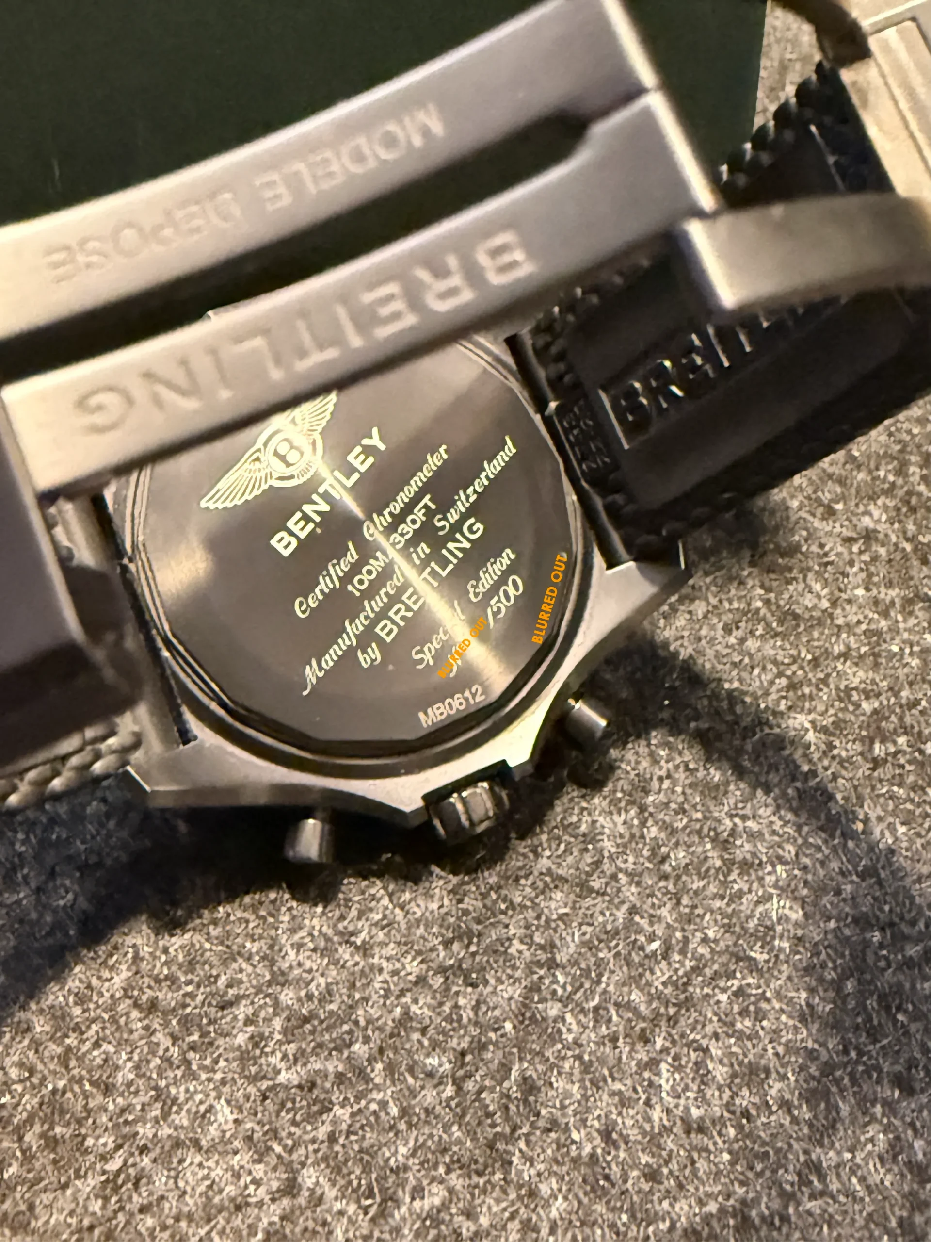 Breitling for Bentley B06 S OEM caseback