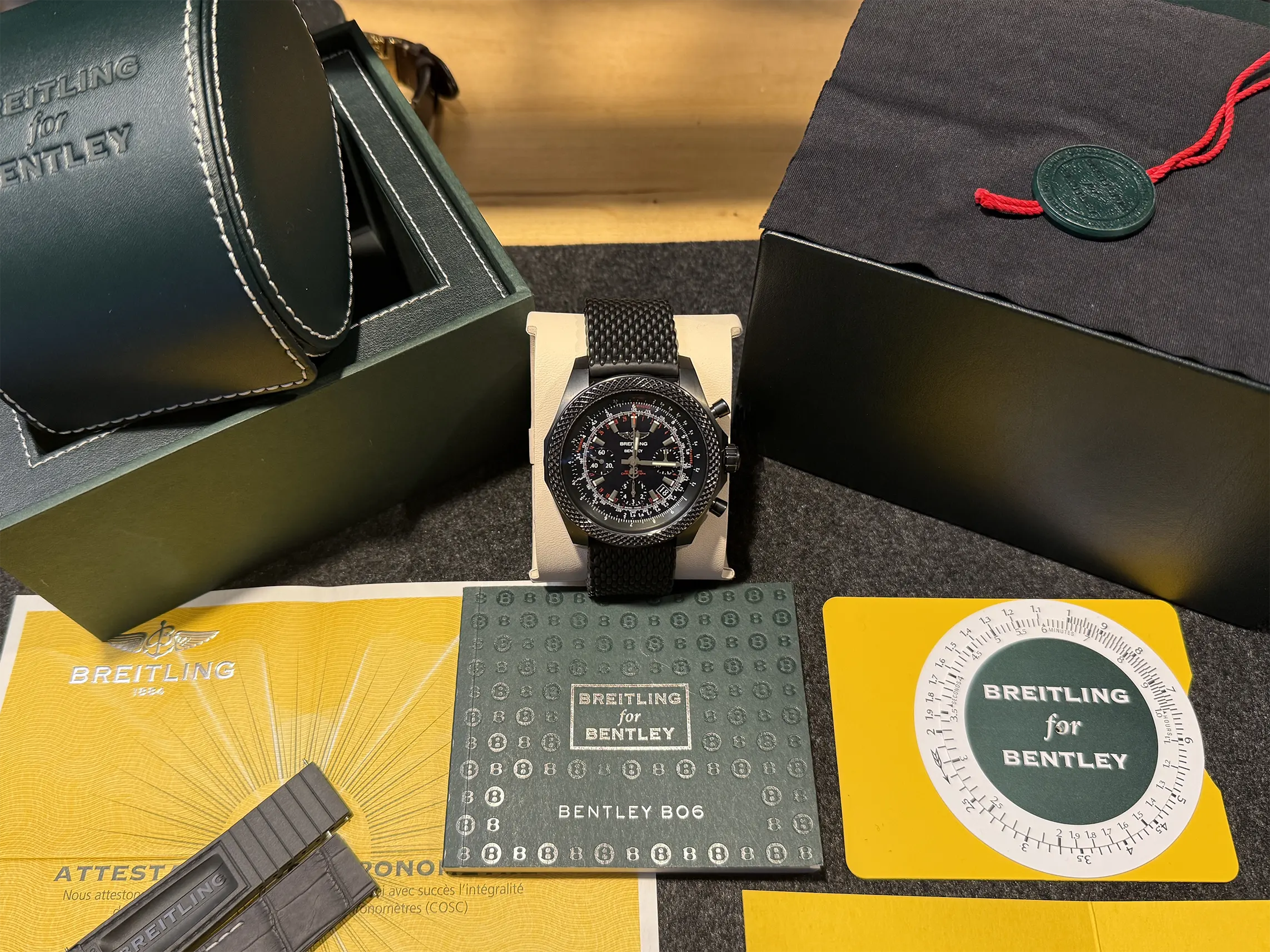 Breitling for Bentley B06 S Blacksteel