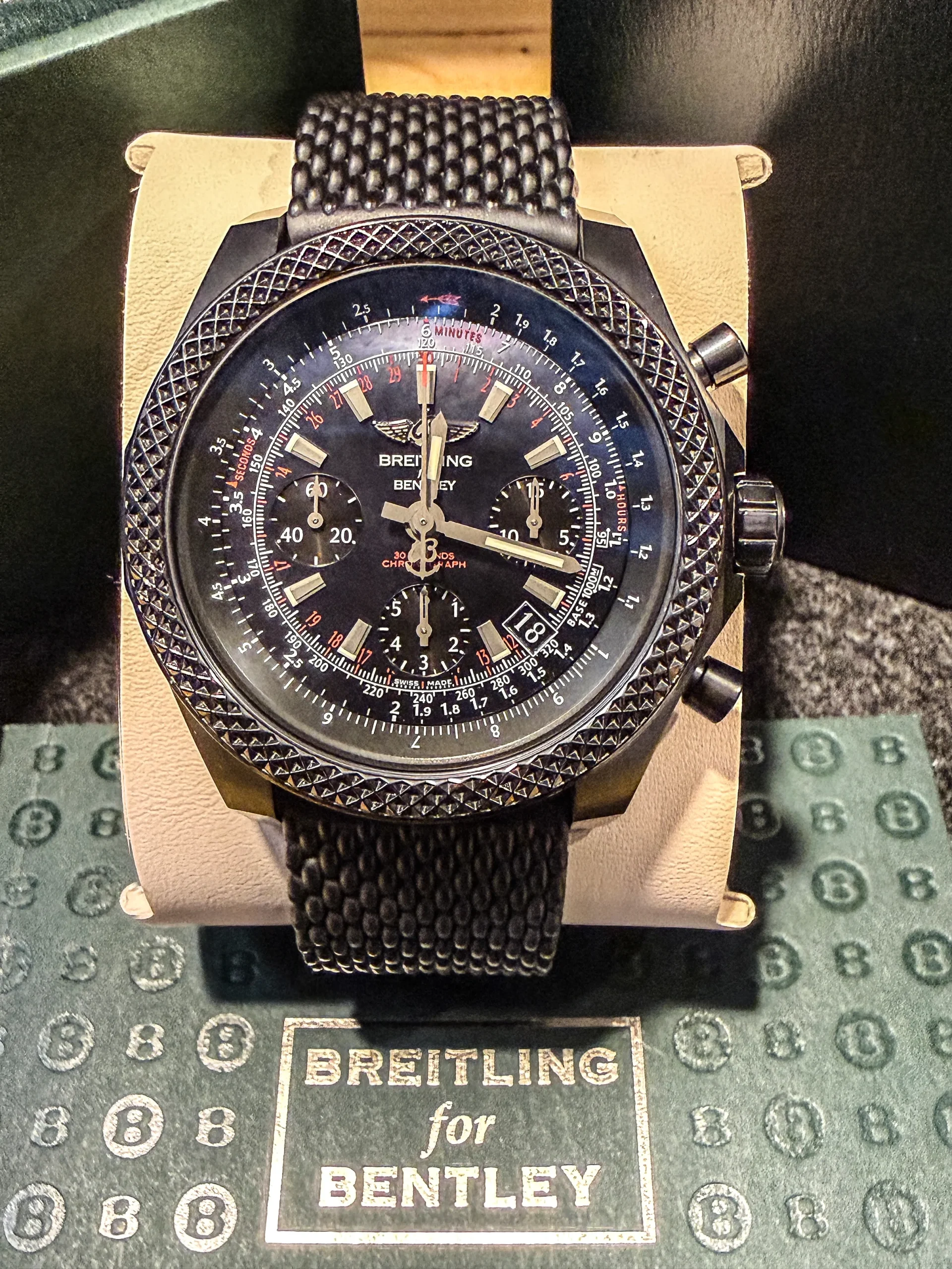 Breitling for Bentley B06 S Blacksteel dial
